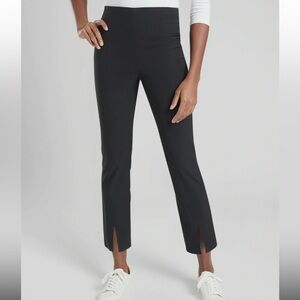 Athleta Wander Slim Straight Crop pants with front slits